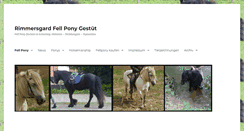 Desktop Screenshot of fellpony.de